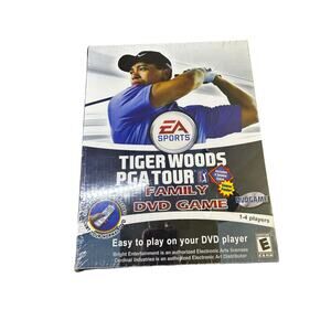 Tiger Woods PGA Tour Family DVD Game – New in Wrapper with 2 DVDs and Poster